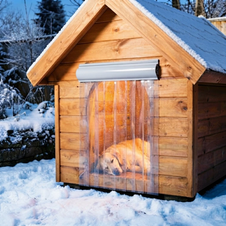 Váš pes boudu vytápí. ThermoShield udrží teplo uvnitř.