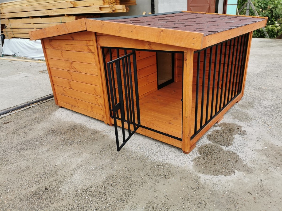 Zateplená psia búda Rex