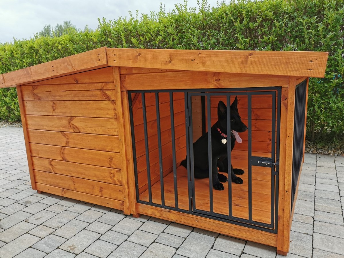 Zateplená psia búda Rex