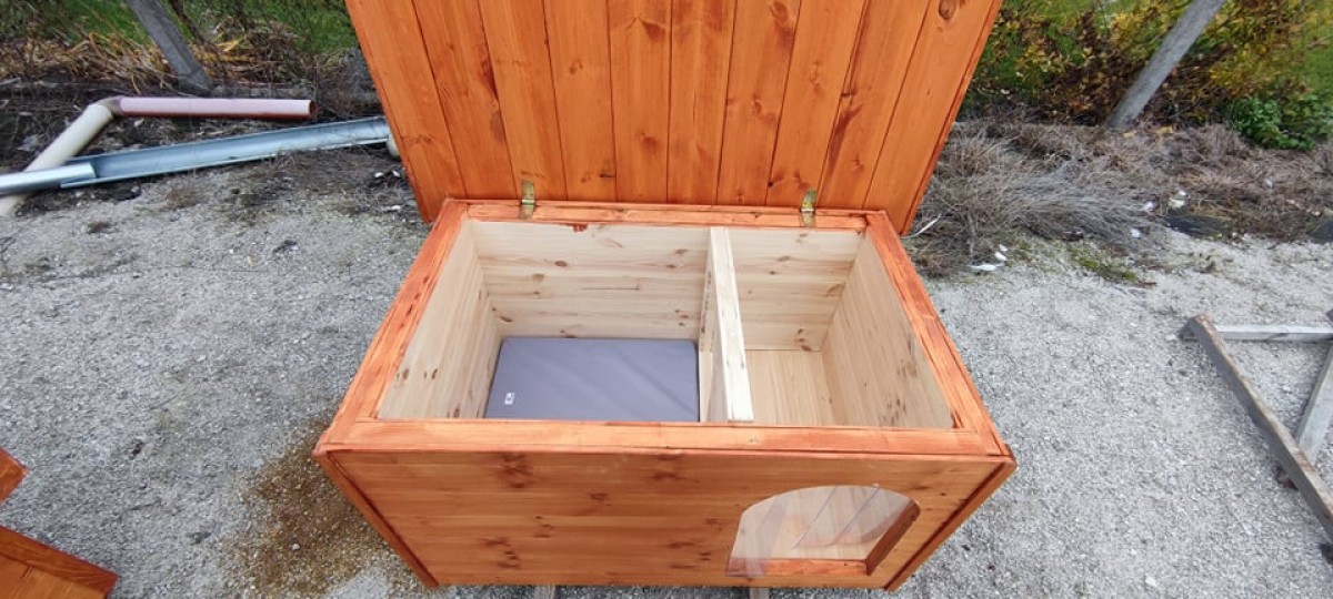 Obojstranný matrac do búdy s priečkou Obojstranný matrac do búdy s priečkou