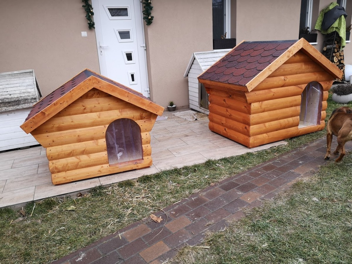 Zateplená psia búda Cezar